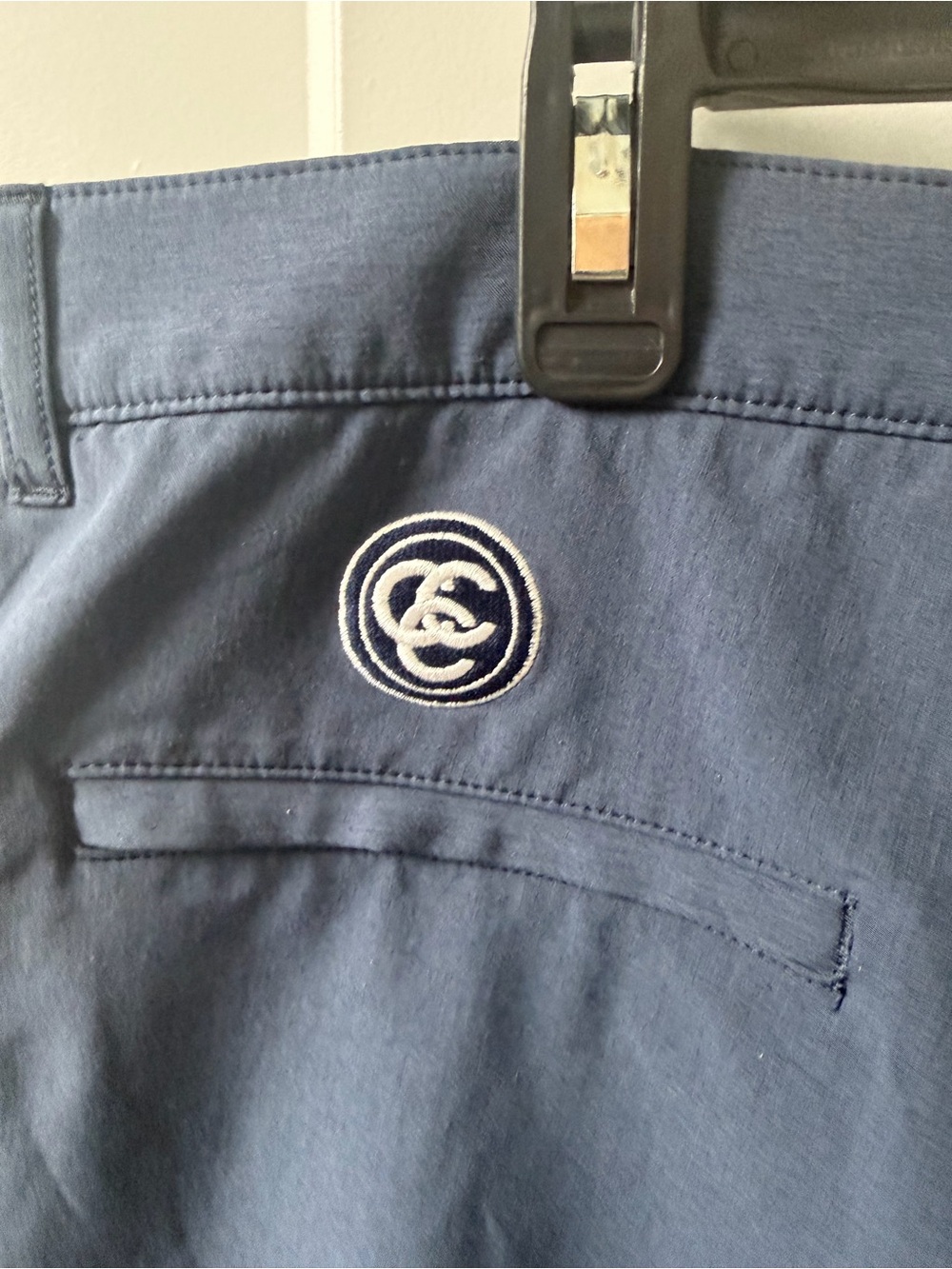 EUC Peter Millar Men's Classic Flat‎ Front Golf Shorts in Slate Blue, Size 40 - Picture 4 of 8
